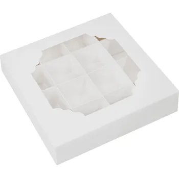 Dárková krabička Simply Making Krabička na pralinky 15 × 15 × 3,5 cm, 5 ks