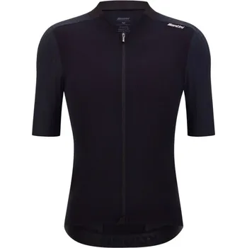 cyklistický dres Dres SANTINI Redux Black - XL