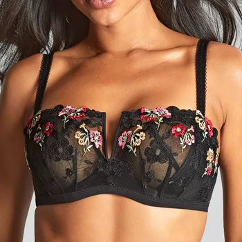 Podprsenka Panache - Ottilie podprsenka balkónová nevyztužená black 36DD 11150