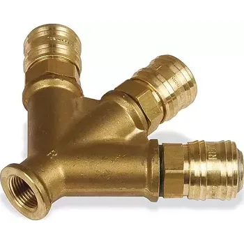 Kompresor 2200095 Rozdělovač se 3 rychlospojkami 3/8" Aircraft