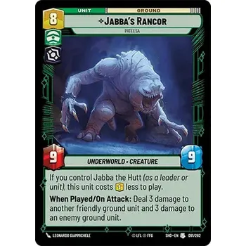 Sběratelská karetní hra Jabba´s Rancor 091/262 - Shadows of the Galaxy Typ karty: Foil