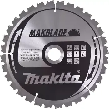 Pilový kotouč B-32720 Kotouč pilový dřevo MAKBLADE 255x2,3x30mm 32Z Makita