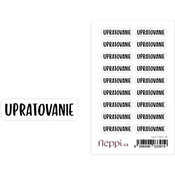 samolepka Fleppi Samolepky Upratovanie