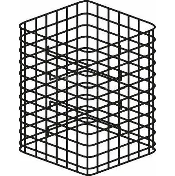 KROMO stojan na inventář nerez 150 x 150 x 250 mm