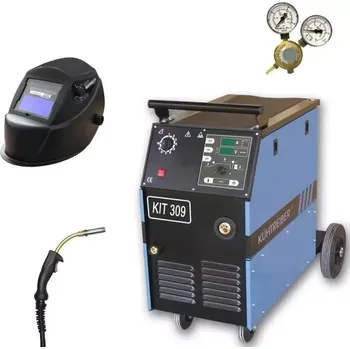 Svářečka 30901 Svařovací stroj CO2 + hořák, maska a ventil KÜHTREIBER KIT 309 PROCESSOR + DOPRAVA ZDARMA! + DÁREK ZDARMA!