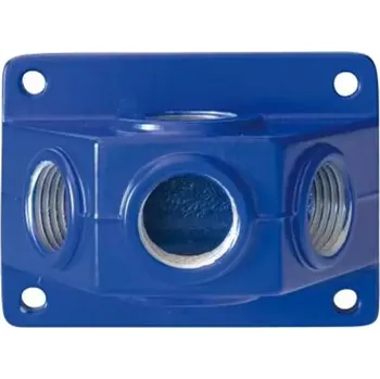 Příslušenství ke kompresoru 2150935 Rozvodná krabice na vzduch Alu 2 x 1/2" IG a 3 x 1/2" IG Aircraft