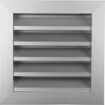 9721 Hliníková větrací mřížka s pevnými lamelami 400x200 mm DALAP