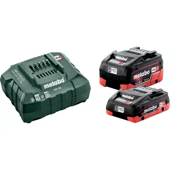 685160000 Basic-Set LiHD 18V 1x4,0 Ah + 1x5,5 Ah Metabo