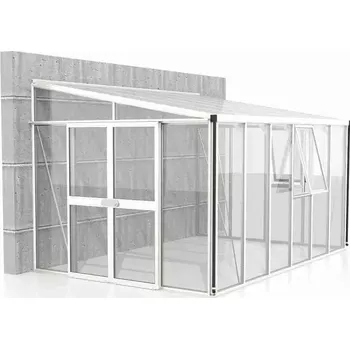 Skleník LG3838 Skleník VITAVIA ATHENA 10200 sklo 3 mm + PC 10 mm bílý