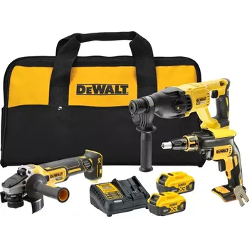 DCK304P2 Aku bezuhlíková kombo sada nářadí 18V 2x5,0 Ah XR DeWALT