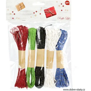 Papírové provázky 5x10 m