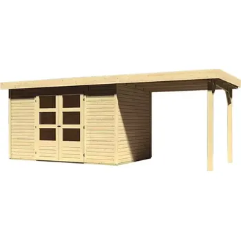 CDATA[Podrobnosti o produktu LG2730 Dřevěný domek KARIBU WANDLITZ 4 (55257) natur LG2730 Dřevěný domek ke zdi. V domku…
PEDDY.cz
![Zahradní domek LG1709 Dřevěný domek KARIBU ASKOLA 4 + přístavek 240 cm (73247) natur