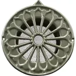 50020 Hliníková větrací mřížka s přírubou a síťkou Ø 150 mm, šedozelená DALAP Hliníková větrací mřížka s přírubou a síťkou O 150 mm, šedozelená DALAP