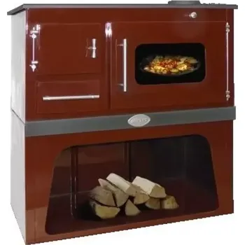 Sporák na tuhá paliva Zvezda 733 Sporák na tuhá paliva ZVEZDA CLASSIC CPE pravý hnědá