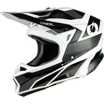 Helma na motorku Přilba O´Neal 10Series COMPACT FBR černá/bílá (Velikost: S) 0630-325