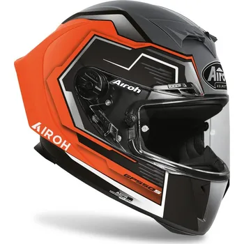 Helma na motorku přilba GP 550 S Rush, AIROH (matná oranžová fluo, vel. XL) 2023 (Velikost: XS) GP55RU32