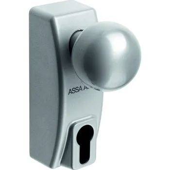 Dveřní kování ASSA ABLOY ASSA ABLOY A230, štít, koule, stříbrná