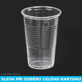 Jednorázové nádobí Kelímek plastový čirý 0,2 l PP - Kelímek plastový čirý 0,2 l PP