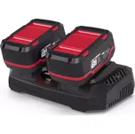 58560 Startovací sada 18V 2x4,0 Ah + nabíječka LGAP 2-18-3040 Güde