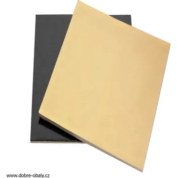 Pevná dortová podložka hranatá ZLATÁ 20 x 30 cm