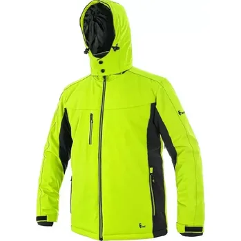 pracovní bunda 122001316091 Bunda Canis VEGAS, zimní, pánská, žluto-černá vel. XS