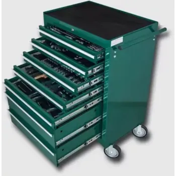 HA250 Montážní vozík na nářadí kovový vybavený 231dílů HONITON