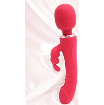 Vibrátor Multifunkční vibrační hlavice Peter 3v1 - Červené