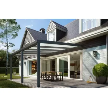Pergola LG3760 Hliníková pergola SKYLUX CLIMALUX 6,0 x 3,0 m antracit + bronz PC