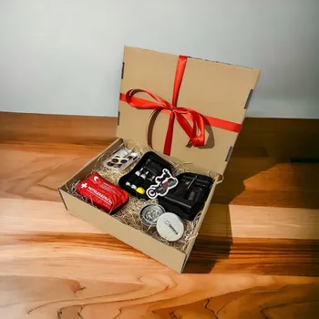 Dárkový potravinový koš Dárkový balíček pro motorkáře s příslušenstvím pro bezpečné cestování M011-568, 9900988