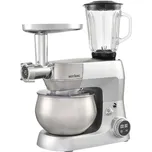 Multifunkční kuchyňský robot BestBerg BBR-1900S / 1900 W / 5 l / 12 rychlostí / stříbrná