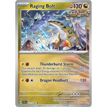 Sběratelská karetní hra Raging Bolt 111/142 - Stellar Crown Typ karty: Holo