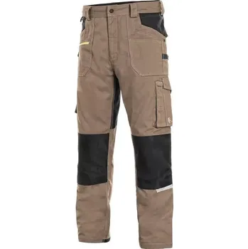 montérky 102002727064 Kalhoty Canis CXS STRETCH, pánské, béžovo-černé vel. 64