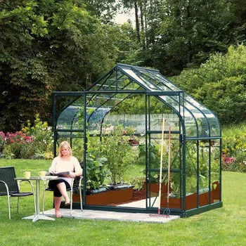 Skleník LG4224 Skleník VITAVIA DIANA 5000 čiré sklo 3 mm zelený