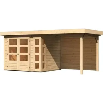 CDATA[Podrobnosti o produktu LG2982 Dřevěný domek KARIBU KERKO 5 (9184) šedý LG2982 Vnější rozměr š 302 x h 246 cm.…
PEDDY.cz
![Zahradní stavba LG2954 Dřevěný domek KARIBU KERKO 3 + přístavek 240 cm včetně zadní stěny (9185) natur