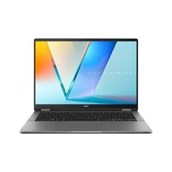 Notebook ASUS Vivobook 14 Flip - Ultra 7 Processor 256V/16GB/1TB SSD/14"/WUXGA/OLED/Touch/2y PUR/Win 11 Home/šedá