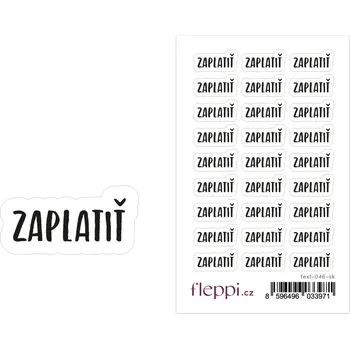 samolepka Fleppi Samolepky Zaplatiť
