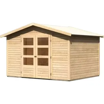 Zahradní domek LG3509 Dřevěný domek KARIBU AMBERG 5 (23600) natur