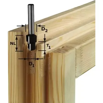 Příslušenství k frézce 492714 Stupňovitá fréza HW FESTOOL HW D20,3/12,3/6 S12