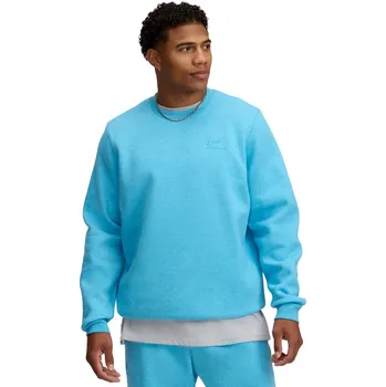 Pánská mikina Pánská zateplená mikina UNDER ARMOUR-UA Icon Fleece Crew-BLU Modrá S