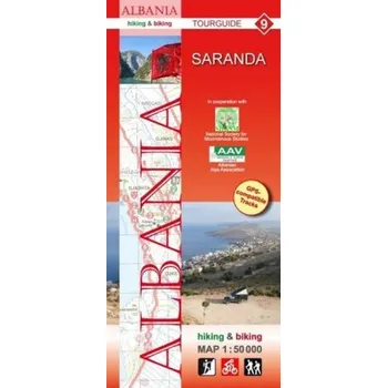 Albania hiking & biking 1:50000, 9 Teile - Huber Kartographie GmbH