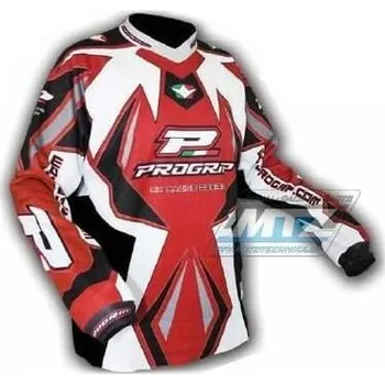 Moto dres Dres motokros PROGRIP 7010 LINE - červený - velikost M (Velikost: M) PG7010-04-M