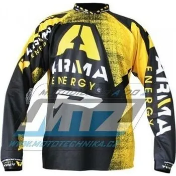 Moto dres Dres motokros PROGRIP 7012 ARMA Black - černý - velikost XXXL (Velikost: XXXL) PG7012-AR2-3X