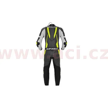 Moto kombinéza jednodílná kombinéza SPORT WARRIOR PERFORATED PRO, SPIDI (černá/žlutá fluo/bílá, vel. 54) (Velikost: 46) Y150-394