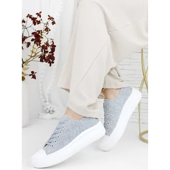 Dámské tenisky Prety Šedé plátěné tenisky 11107-2G Velikost: 37