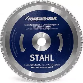 Pilový kotouč 3850231 Pilový kotouč na ocel 230mm Metallkraft