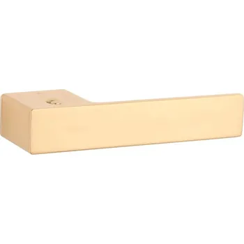 Dveřní kování ASG - LUDISIA - RT s uzamykáním bez spodní rozety, klika/klika s uzamykáním levá OLS - Mosaz broušená