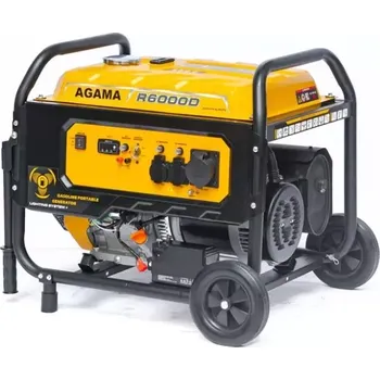 Elektrocentrála R6000D Benzínový generátor s AVR regulací AGAMA