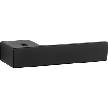 Dveřní kování ASG - LUDISIA - RT s uzamykáním bez spodní rozety, klika/klika s uzamykáním levá BS - Černá matná