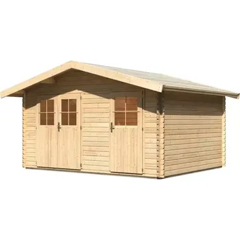 Zahradní domek LG1782 Dřevěný domek KARIBU LAGOR 1 (44982) natur