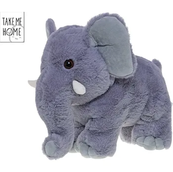 plyšák Alpha Toys Slon plyšový 34cm stojící 0+